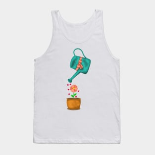 Watering can and flower Tank Top